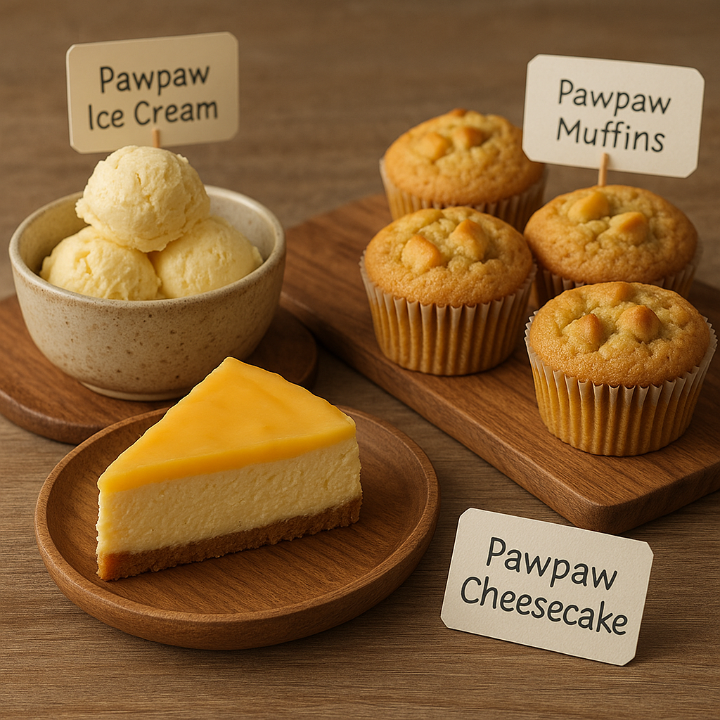 Pawpaw desserts