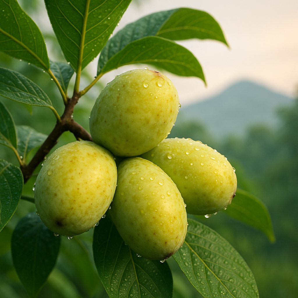 Fresh pawpaw fruit
